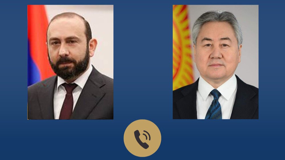 Ermenistan Dışişleri Bakanı, Kırgız Mevkidaşı ile Telefon Görüşmesi Gerçekleştirdi