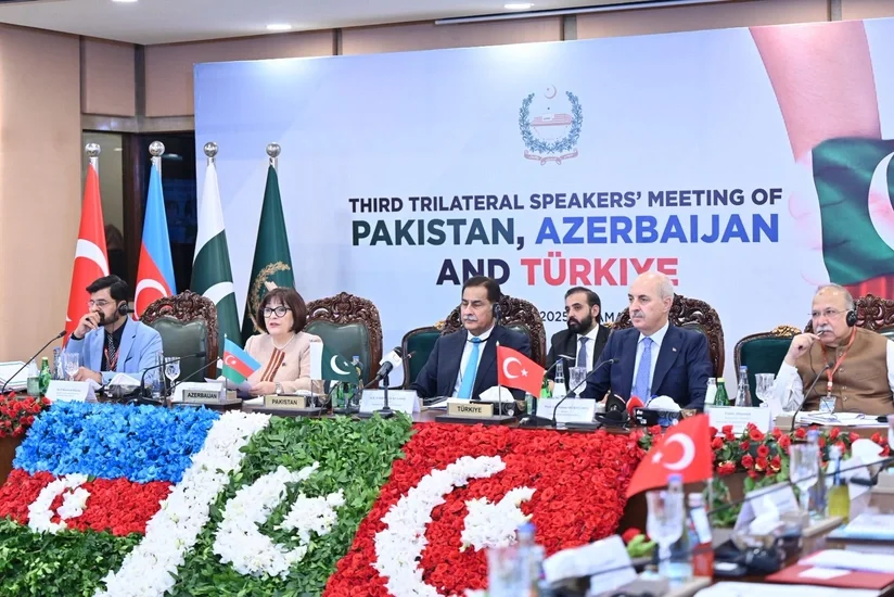 Azerbaycan, Pakistan ve Türkiye parlamento başkanlarının toplantısı İslamabad'da devam ediyor