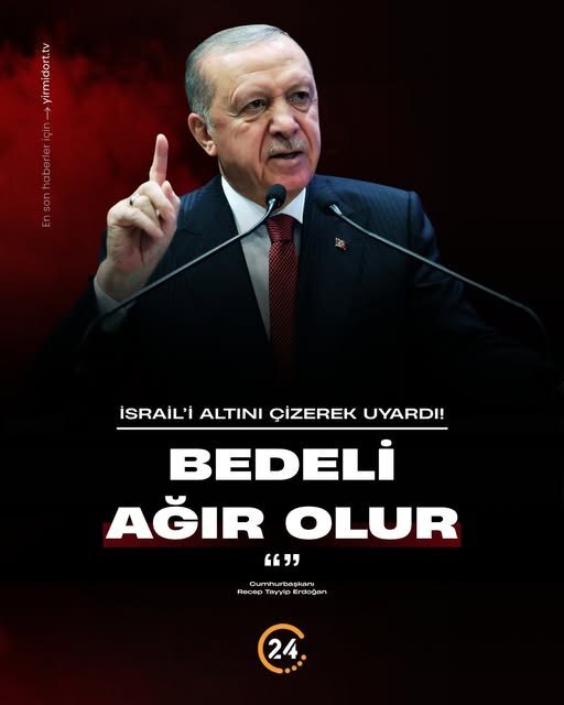 BAŞKAN ERDOĞAN'DAN İSRAİL'E UYARI: TEKRAR SOYKIRIMA DÖNMENİN BEDELİ AĞIR OLUR