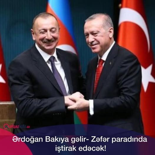 Erdoğan, Zafer Bayramı için Azerbaycan'ı ziyaret edecek